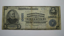 Load image into Gallery viewer, $5 1902 Gaffney South Carolina SC National Currency Bank Note Bill Ch. #10655