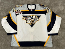 Load image into Gallery viewer, 2002-03 Clarke Wilm Nashville Predators Game Used Worn NHL Hockey Jersey! 5th