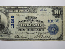 Load image into Gallery viewer, $10 1902 Oakland California CA National Currency Bank Note Bill Ch. #12665 VF