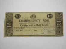 Load image into Gallery viewer, $.12 1838 Black Hole Pennsylvania PA Obsolete Currency Bank Note Lycoming County