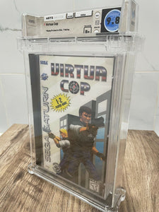 New Virtua Cop Sega Saturn Factory Sealed Video Game Wata 9.8 Graded Virtual CD