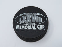 Load image into Gallery viewer, 1996 Chrysler Memorial Cup Official Game Puck Hockey Peterborough Ontario