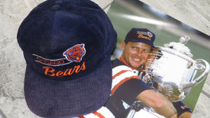 1989 Payne Stewart PGA Championship Match Used Worn Chicago Bears Hat! Trophy