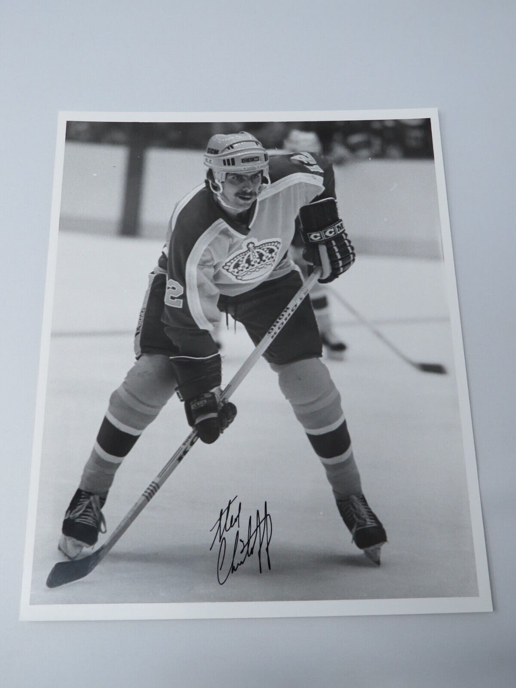 Steve Christoff Los Angeles Kings Signed Autographed Original 10X8 Hockey Photo