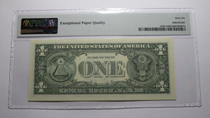 $1 2003 Repeater Serial Number Federal Reserve Currency Bank Note Bill PMG UNC66