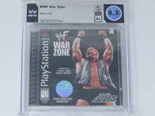 Load image into Gallery viewer, WWF War Zone Wrestling Sony Playstation PS1 Factory Sealed Video Game Wata 8.5