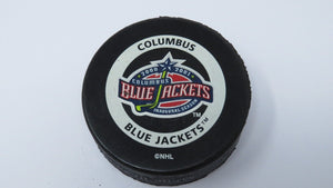 2000-01 Columbus Blue Jackets Official Bettman Game Puck Not Used! OneYear Style