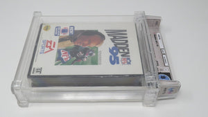 Madden '95 NFL Football Sega Genesis Factory Sealed Video Game Wata Graded 8.0