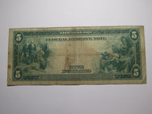 Load image into Gallery viewer, $5 1914 Philadelphia PA Federal Reserve Large Bank Note Currency Bill FINE