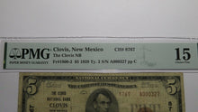 Load image into Gallery viewer, $5 1929 Clovis New Mexico NM National Currency Bank Note Bill Ch. #8767 F15 PMG