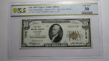 Load image into Gallery viewer, $10 1929 Catlin Illinois IL National Currency Bank Note Bill #7276 VF30 PCGS