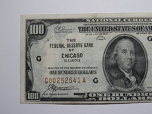 Load image into Gallery viewer, $100 1929 Chicago Illinois IL National Currency Note Federal Reserve Bank XF!!