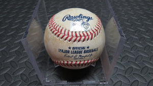 2020 Adalberto Mondesi Kansas City Royals Game Used MLB Baseball! Ross Detwiler