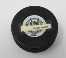 Load image into Gallery viewer, Donald Audette Montreal Canadiens Autographed Signed NHL Official Hockey Puck