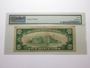 $10 1929 Miami Beach Florida FL National Currency Bank Note Bill #12047 F15 PMG