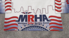 Load image into Gallery viewer, Michigan Roller Hockey Association Game Used Hockey Jersey Size Medium Tour