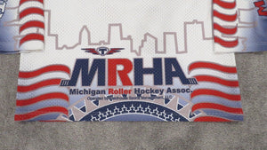 Michigan Roller Hockey Association Game Used Hockey Jersey Size Medium Tour