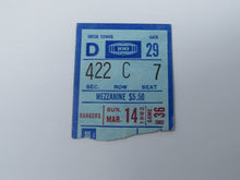 Load image into Gallery viewer, March 14, 1982 New York Rangers Vs. Washington Capitals NHL Hockey Ticket Stub