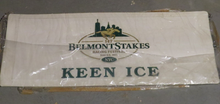 Load image into Gallery viewer, 2015 Belmont Stakes Keen Ice Race Used Worn Stall Webbing! American Pharoah Win