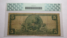 Load image into Gallery viewer, $5 1902 Carnegie Pennsylvania PA National Currency Bank Note Bill Ch #12934 PCGS