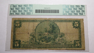 $5 1902 Carnegie Pennsylvania PA National Currency Bank Note Bill Ch #12934 PCGS