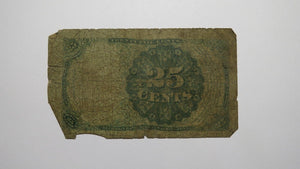 1874 $.25 Fifth Issue Fractional Currency Obsolete Bank Note Bill 5th Filler