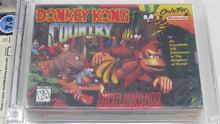 Load image into Gallery viewer, New Donkey Kong Country 1 Super Nintendo Factory Sealed Video Game Wata 7.0 A