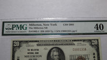 Load image into Gallery viewer, $20 1929 Millerton New York NY National Currency Bank Note Bill Ch. #2661 XF40