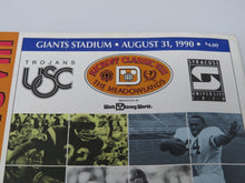 Load image into Gallery viewer, 1990 Kickoff Classic VIII Syracuse Orangs Vs. USC Trojans NCAA Game Program