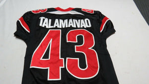 2008 Lei Talamaivao Utah Utes Game Used Worn Under Armour NCAA Football Jersey