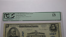 Load image into Gallery viewer, $5 1902 Cohoes New York NY National Currency Bank Note Bill #1347 PCGS Fine