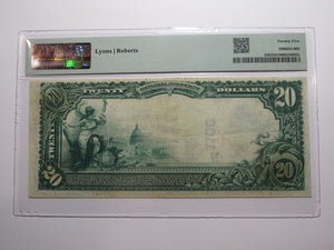 $20 1902 Waldoboro Maine ME National Currency Bank Note Bill #1108 VF25 PMG