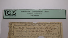 Load image into Gallery viewer, 1790 One Pound Connecticut Comptroller&#39;s Office Colonial Currency Note! Pomeroy