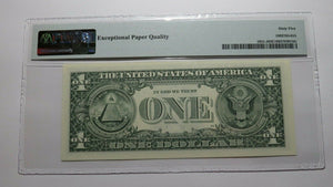 $1 2003A Repeater Serial Number Federal Reserve Currency Bank Note Bill UNC65EPQ