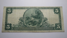 Load image into Gallery viewer, $5 1902 Cranbury New Jersey NJ National Currency Bank Note Bill! Ch. #3168 RARE!