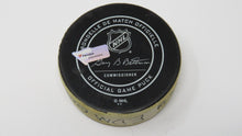 Load image into Gallery viewer, 2017-18 Anton Slepyshev Edmonton Oilers NHL Game Used Goal Scored Puck -Strome A