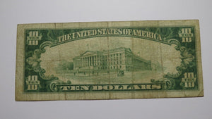 $10 1929 New Albany Indiana IN National Currency Bank Note Bill Ch. #775 FINE