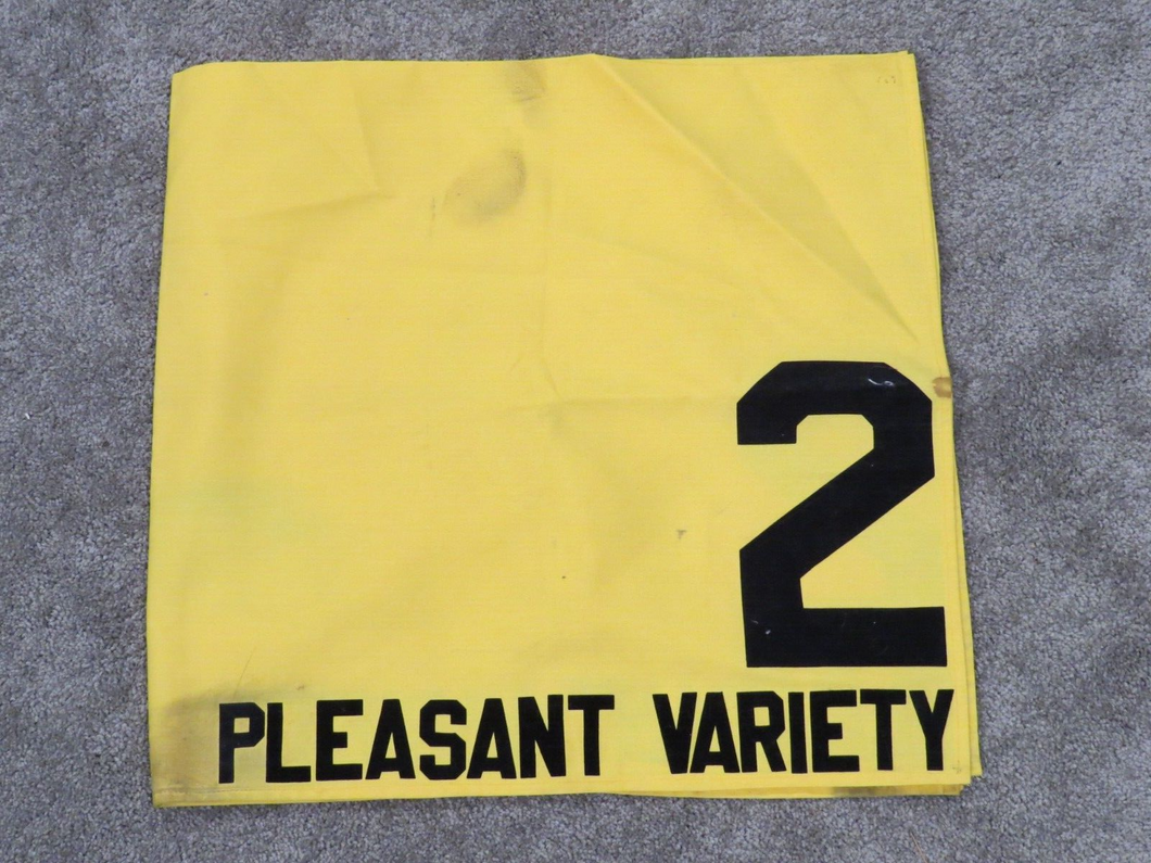 Pleasant Variety Horse Race Used Worn Stakes Saddle Cloth Great Usage 1980-90's