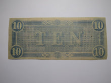 Load image into Gallery viewer, $10 1864 Richmond Virginia VA Confederate Currency Bank Note Bill RARE T68 VF+