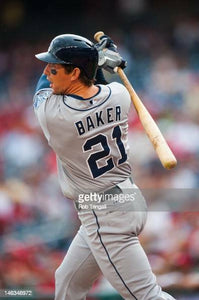 2012 John Baker San Diego Padres Game Used Worn MLB Baseball Jersey! Rare Style!