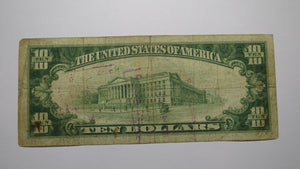 $10 1929 Phillipsburg New Jersey NJ National Currency Bank Note Bill Ch. #5556