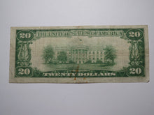 Load image into Gallery viewer, $20 1929 Carrollton Ohio OH National Currency Bank Note Bill Charter #11714 VF