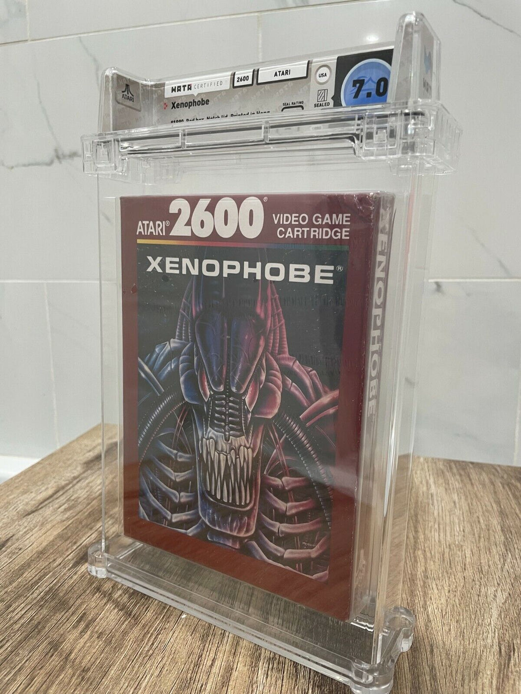 Unopened Xenophobe Atari 2600 Sealed Video Game! Wata Graded 7.0 Seal A 1990