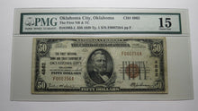 Load image into Gallery viewer, $50 1929 Oklahoma City Oklahoma OK National Currency Bank Note Bill Ch #4862 F15