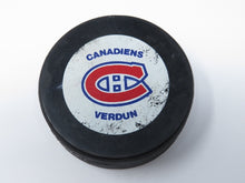 Load image into Gallery viewer, Verdun Canadiens QMJHL Official Game Puck Hockey Team Quebec Major Defunct Team!