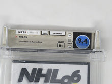 Load image into Gallery viewer, New NHL &#39;96 Hockey Sega Genesis Factory Sealed Video Game Wata Graded 9.4 B+