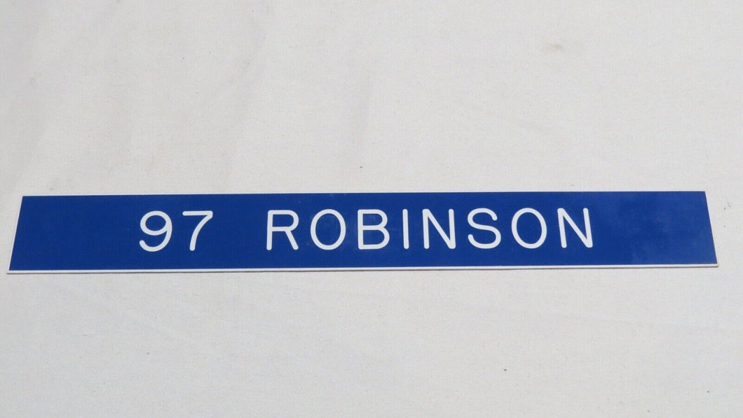 1994 Gerald Robinson Los Angeles Rams Game Used NFL Locker Room Nameplate Auburn