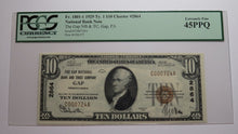 Load image into Gallery viewer, $10 1929 Gap Pennsylvania PA National Currency Bank Note Bill! #2864 PCGS XF45