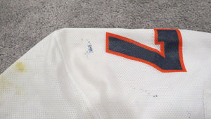 1988 Fred DeRiggi Syracuse Orange Game Used Worn Football Jersey NCAA Hammered!