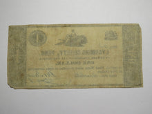 Load image into Gallery viewer, $1 1838 Black Hole Pennsylvania PA Obsolete Currency Bank Note Lycoming County